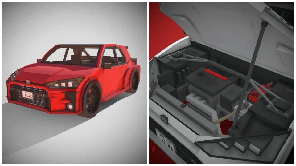 2021 Toyota GR Yaris Minecraft screenshot 2