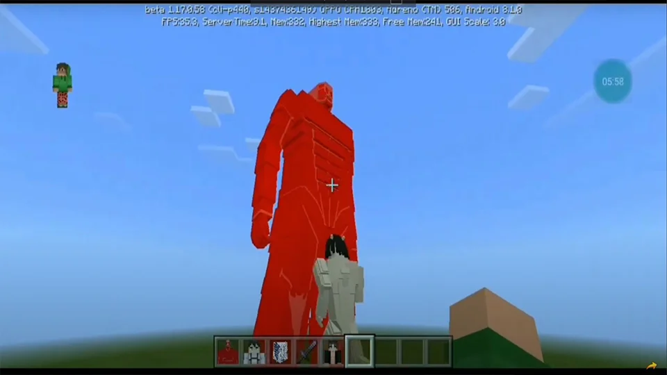 Attack on Titan Minecraft screenshot 1