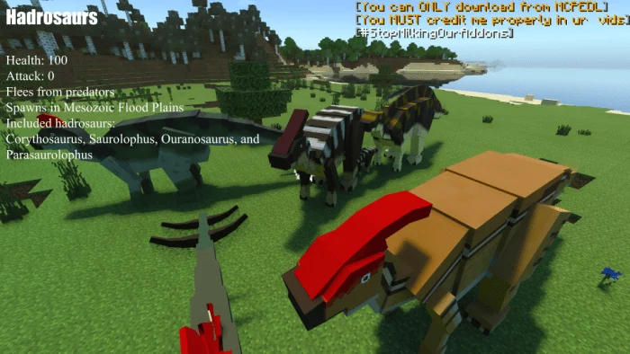 MesozoiCraft Minecraft screenshot 2