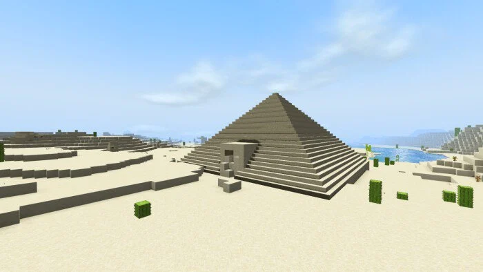 Generated Desert Structures Minecraft screenshot 1