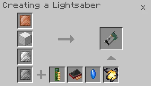 Bedrock Lightsabers Minecraft screenshot 3