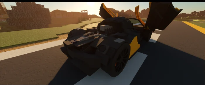 Mclaren P1 2013 Minecraft screenshot 4