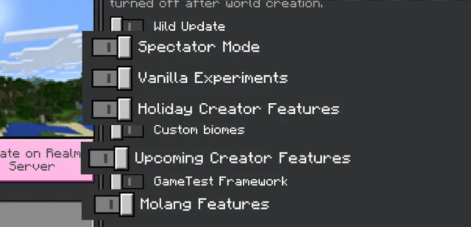 OriginsPE Addon Minecraft screenshot 3