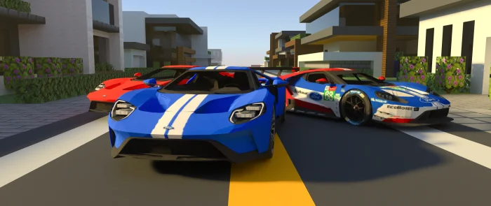 Ford GT Minecraft screenshot 1