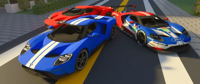 Ford GT Minecraft screenshot 2