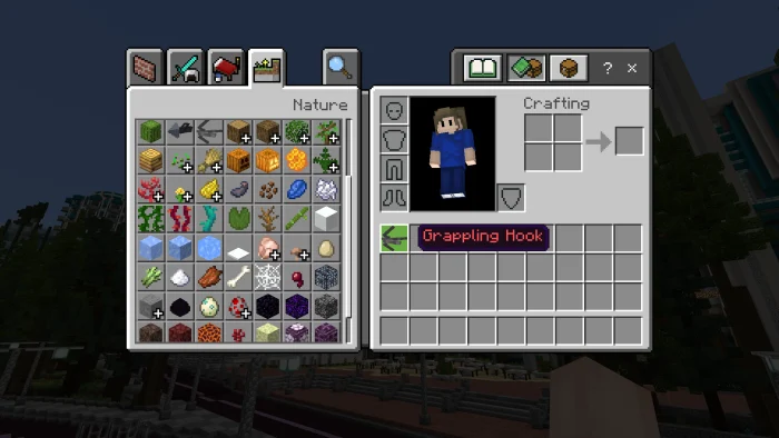 Realistic Grapple Hooks Minecraft screenshot 1