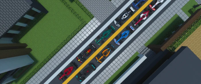 Formula One 2022 Car Pack Minecraft screenshot 2