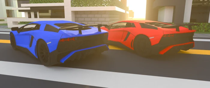 Lamborghini Aventador SV Minecraft screenshot 2