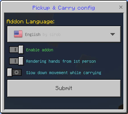 Pick up and carry Minecraft screenshot 2