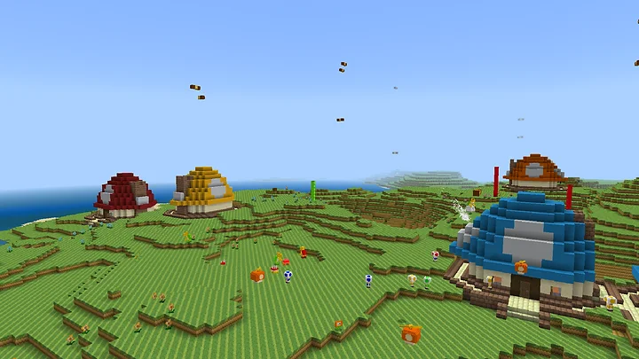 Mario World Minecraft screenshot 1