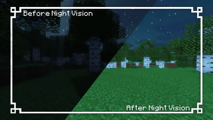 Night Vision Minecraft screenshot 1