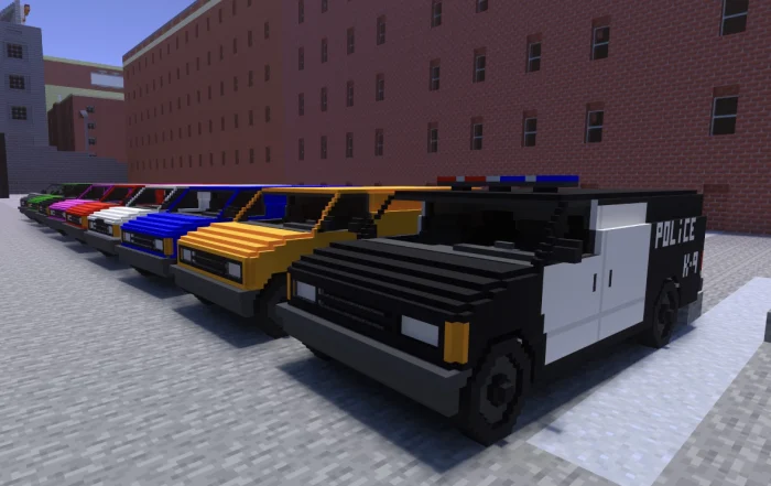 Swagcasters Panel Van Vehicle Pack Minecraft screenshot 1