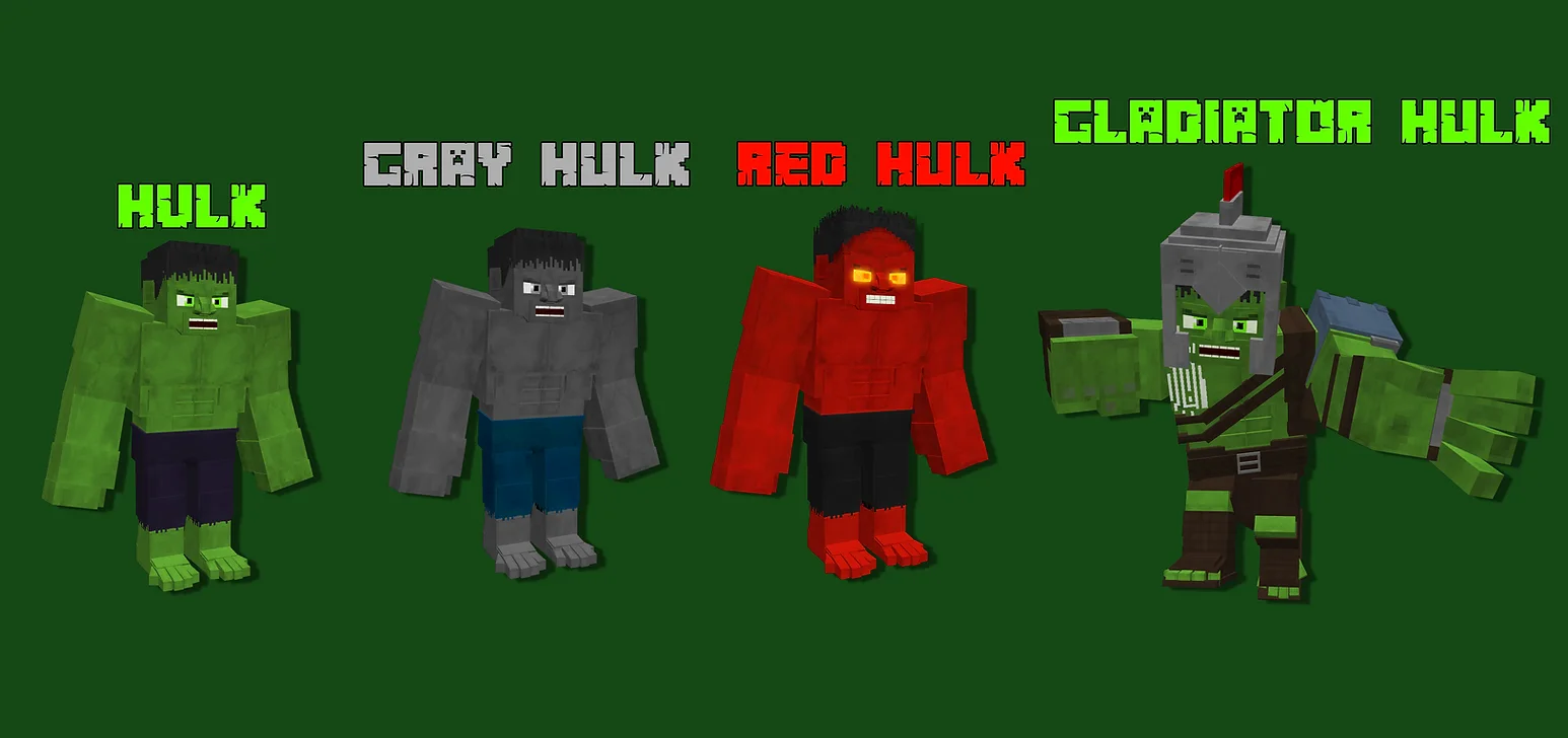 Hulk Addon - Minecraft PE Minecraft screenshot 1