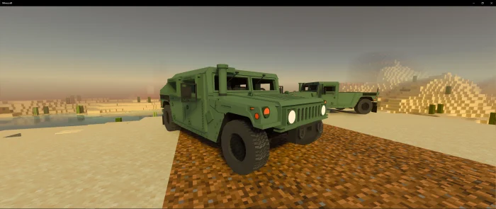 M1151a3 Humvee Minecraft screenshot 1