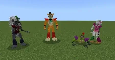 FNAF 9 Security Breach Add-on Minecraft screenshot 2