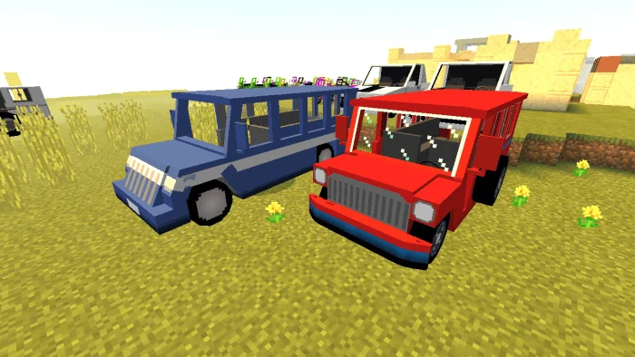 Simple Vehicles Addon Minecraft screenshot 3