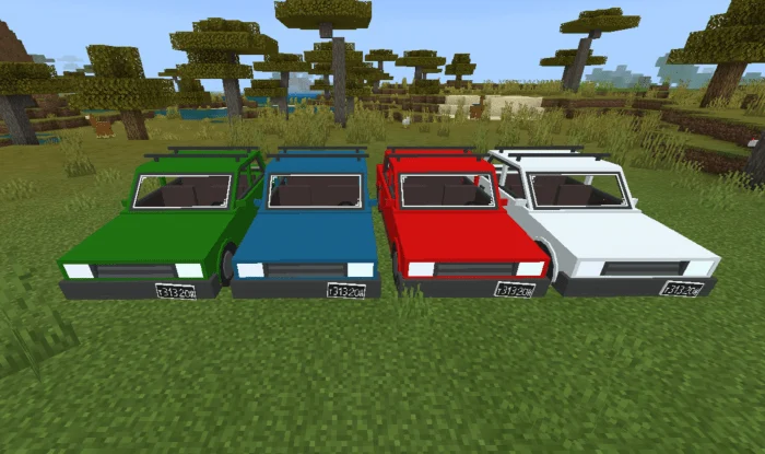 PUBG Vehicles Minecraft screenshot 1
