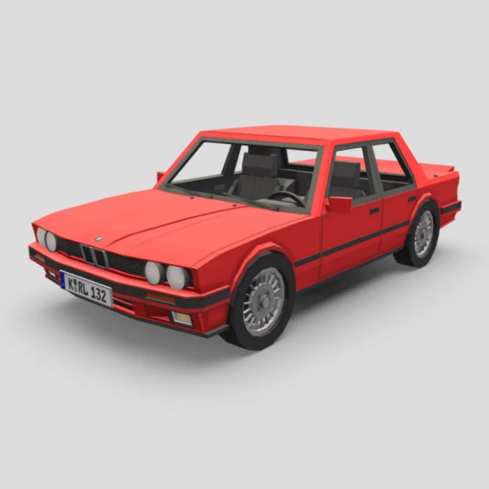 BMW 320i E30 Minecraft screenshot 2