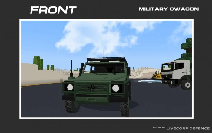 Military G Wagon Minecraft screenshot 1