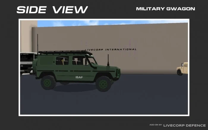 Military G Wagon Minecraft screenshot 3