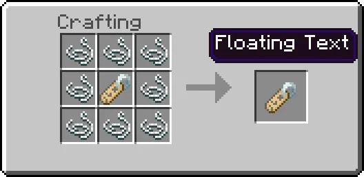 Custom Floating Text Minecraft screenshot 1