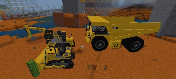 Heavy Construction Vehicles Minecraft screenshot 2