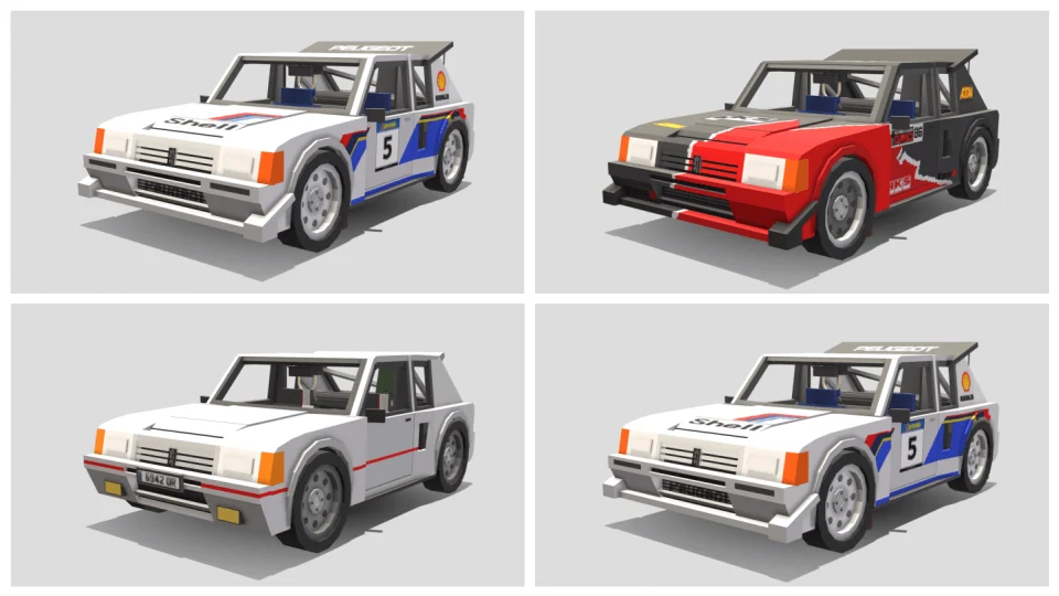 85 Peugeot 205 T16 Minecraft screenshot 1