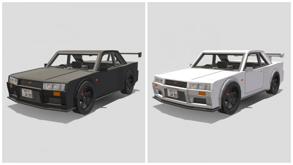 Nissan Skyline R34 GTR Minecraft screenshot 3