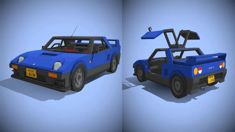 92 Autozam AZ11 Minecraft screenshot 1