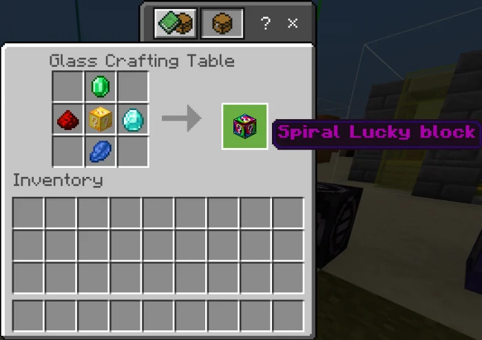 Spiral Lucky Block Minecraft screenshot 1