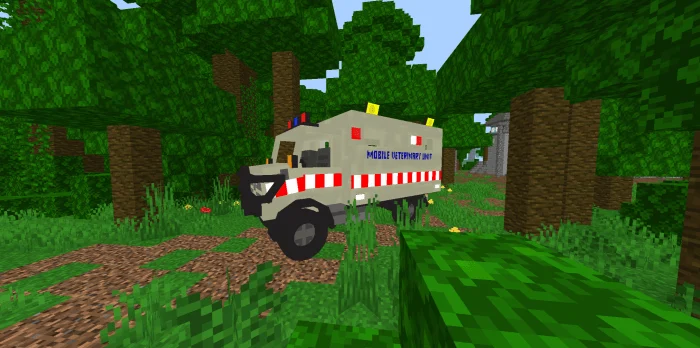 Jurassic Vehicles Minecraft screenshot 2