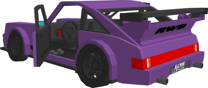 Porsche 964 Minecraft screenshot 2