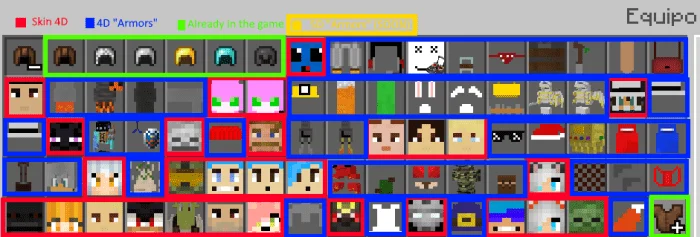 Skins 4D and Armors 4D Minecraft screenshot 4
