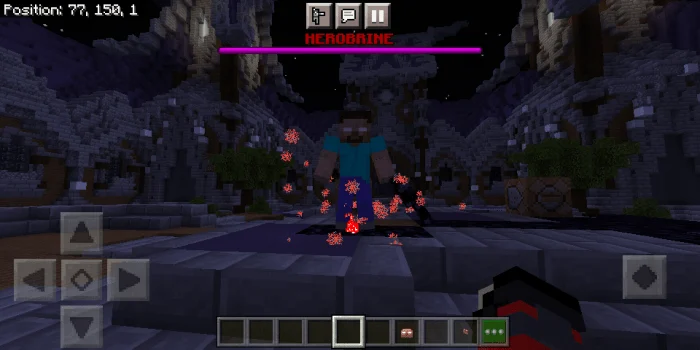 Herobrine Addon v2 Minecraft screenshot 1