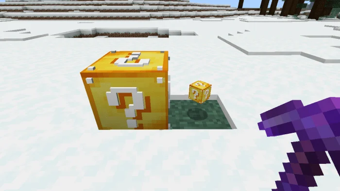Realislic Lucky Block Minecraft screenshot 1