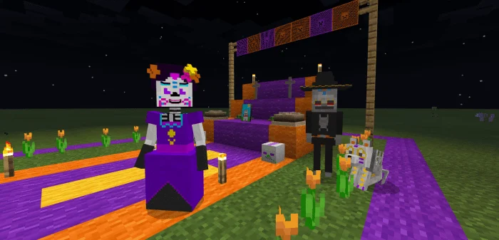 Dia de Muertos Minecraft screenshot 2