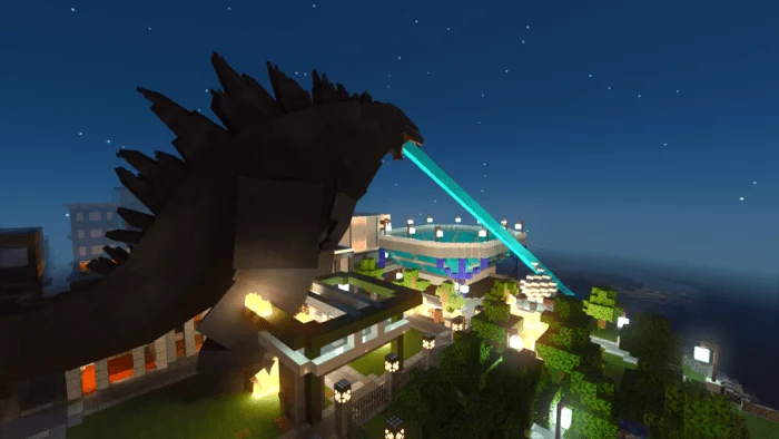 Godzilla Minecraft screenshot 1