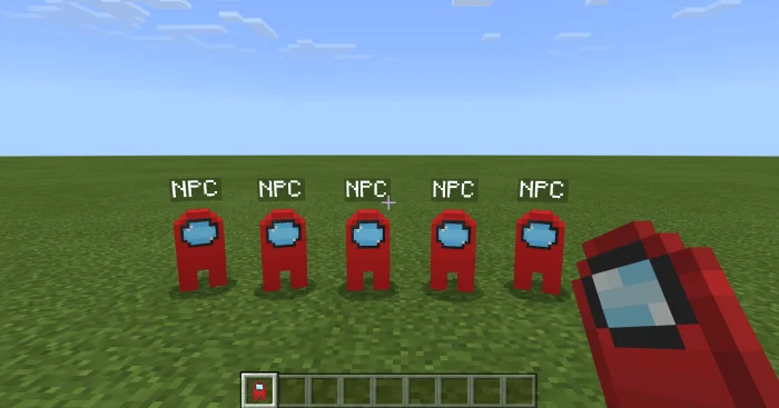 Among Us NPC Minecraft screenshot 2