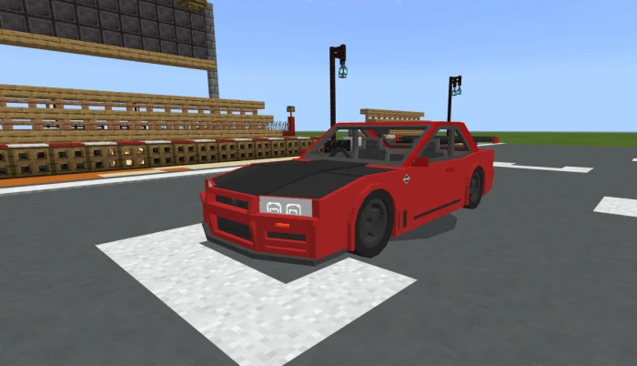 Nissan GTR R34 Minecraft screenshot 2