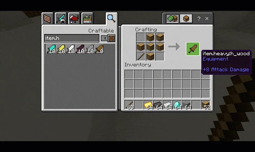 Heavy Swords Addon Minecraft screenshot 1