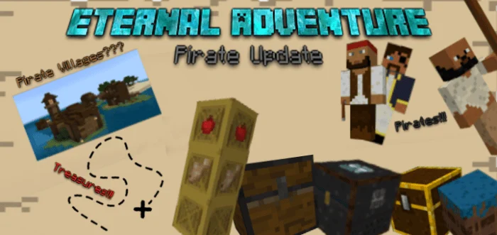 Eternal Adventures The Pirate Village and Quests Minecraft screenshot 1