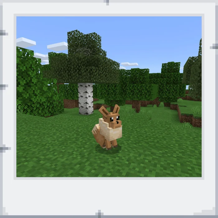 Pikachu and Eevee Minecraft screenshot 2