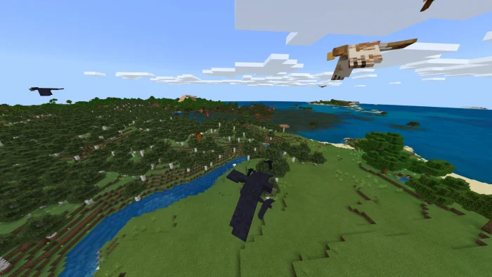 Hawks and Crows and Seagulls Minecraft screenshot 2