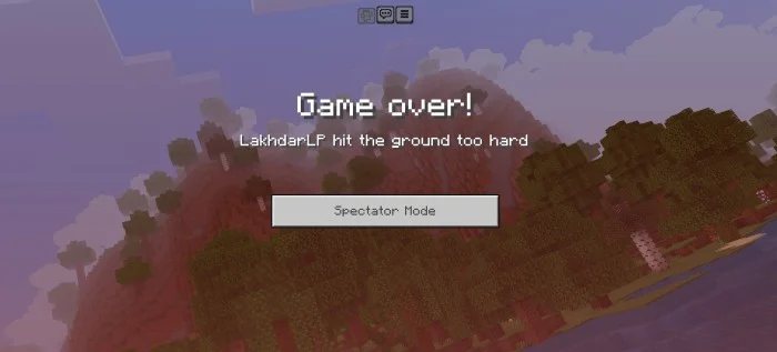 Hardcore Mode with Spectator Mode Minecraft screenshot 1