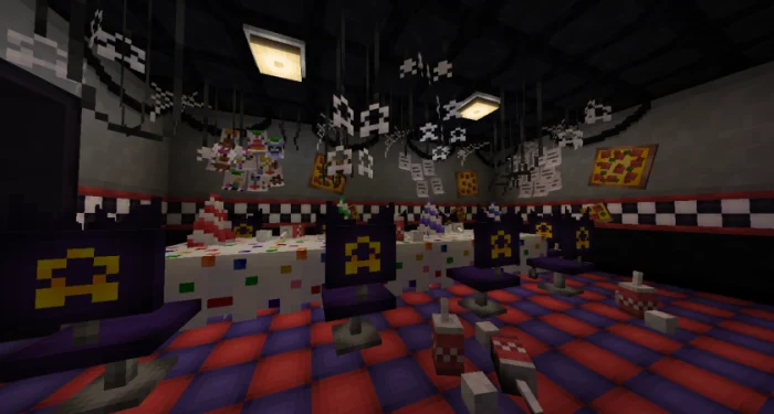FNAF blocks Minecraft screenshot 1