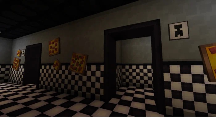 FNAF blocks Minecraft screenshot 2