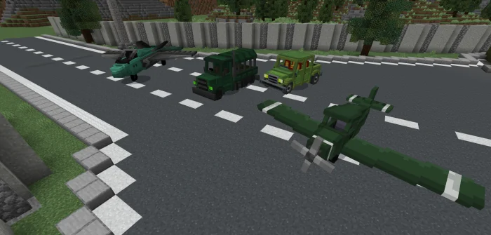 Military Craft Vehicles Minecraft screenshot 2