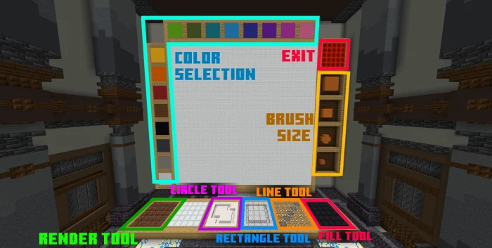Art enthusiasm Minecraft screenshot 1