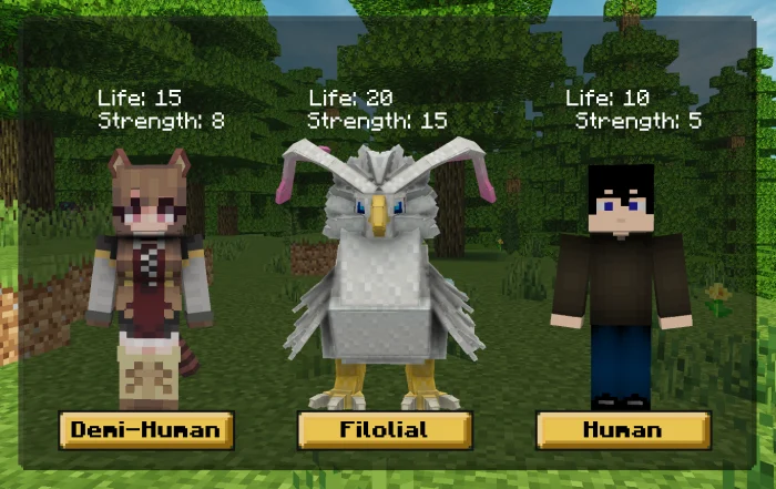 Shield hero Minecraft screenshot 1