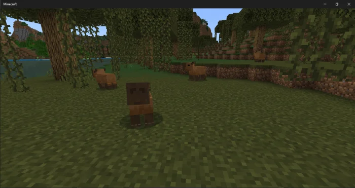 Capybaras Minecraft screenshot 1